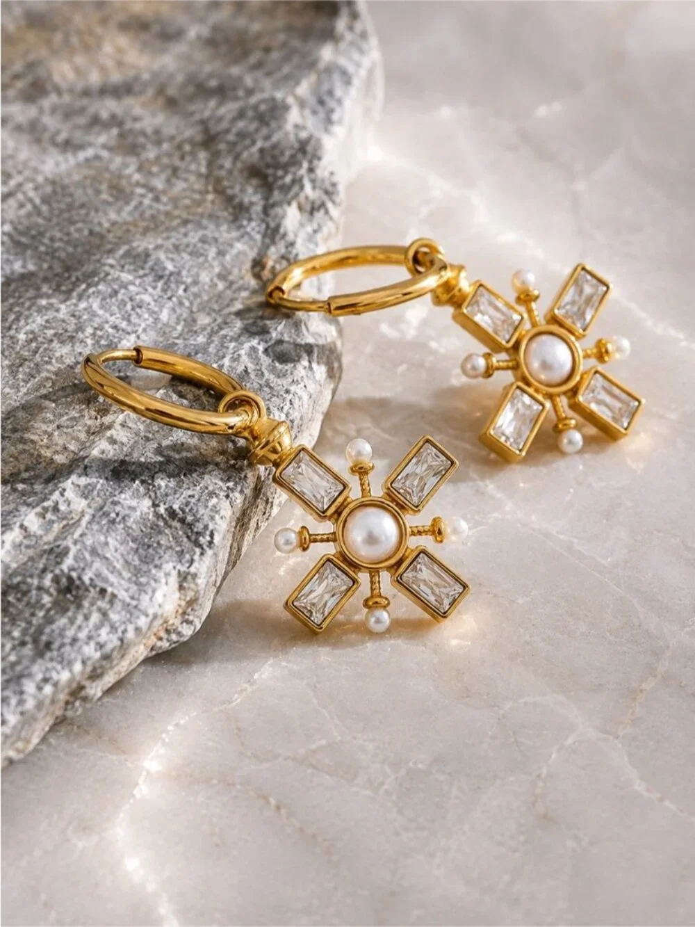 Anthropologie gold tone